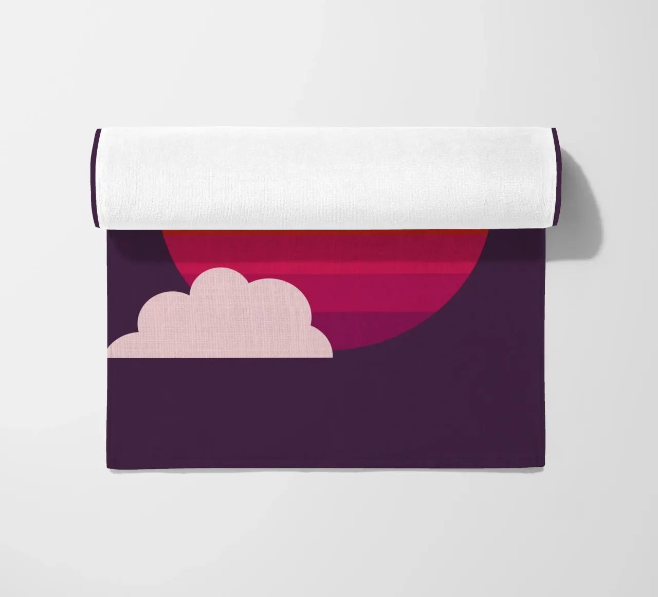 Sole al tramonto telo mare da Kim Hubball Studio