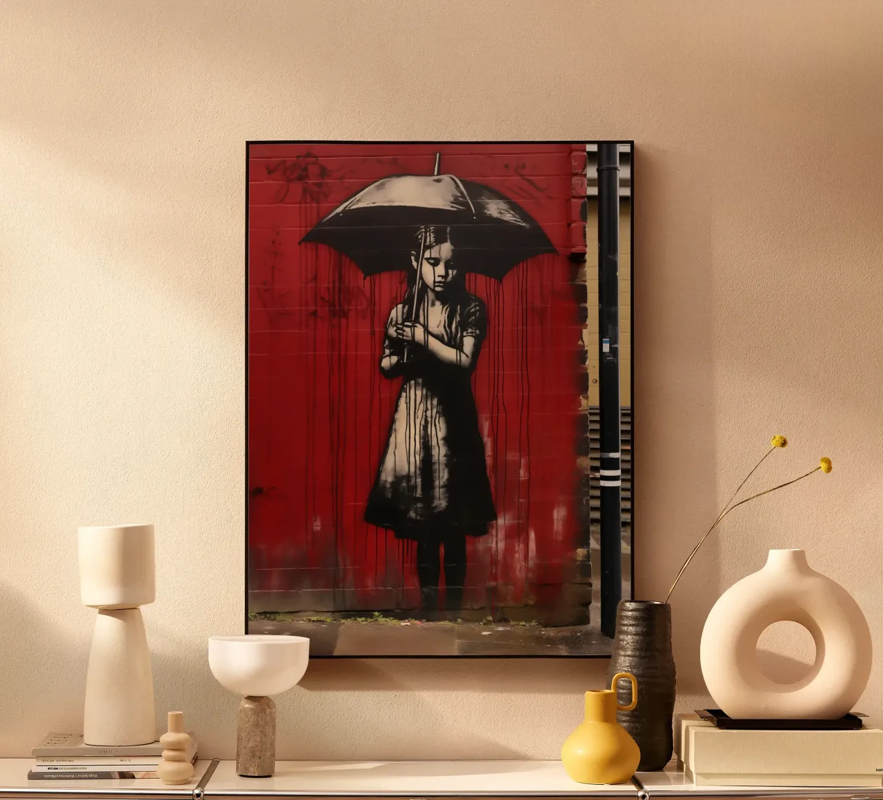 A Hard Rain's A-Gonna Fall | Bob Dylan meets Banksy plexiglass da Autofocus