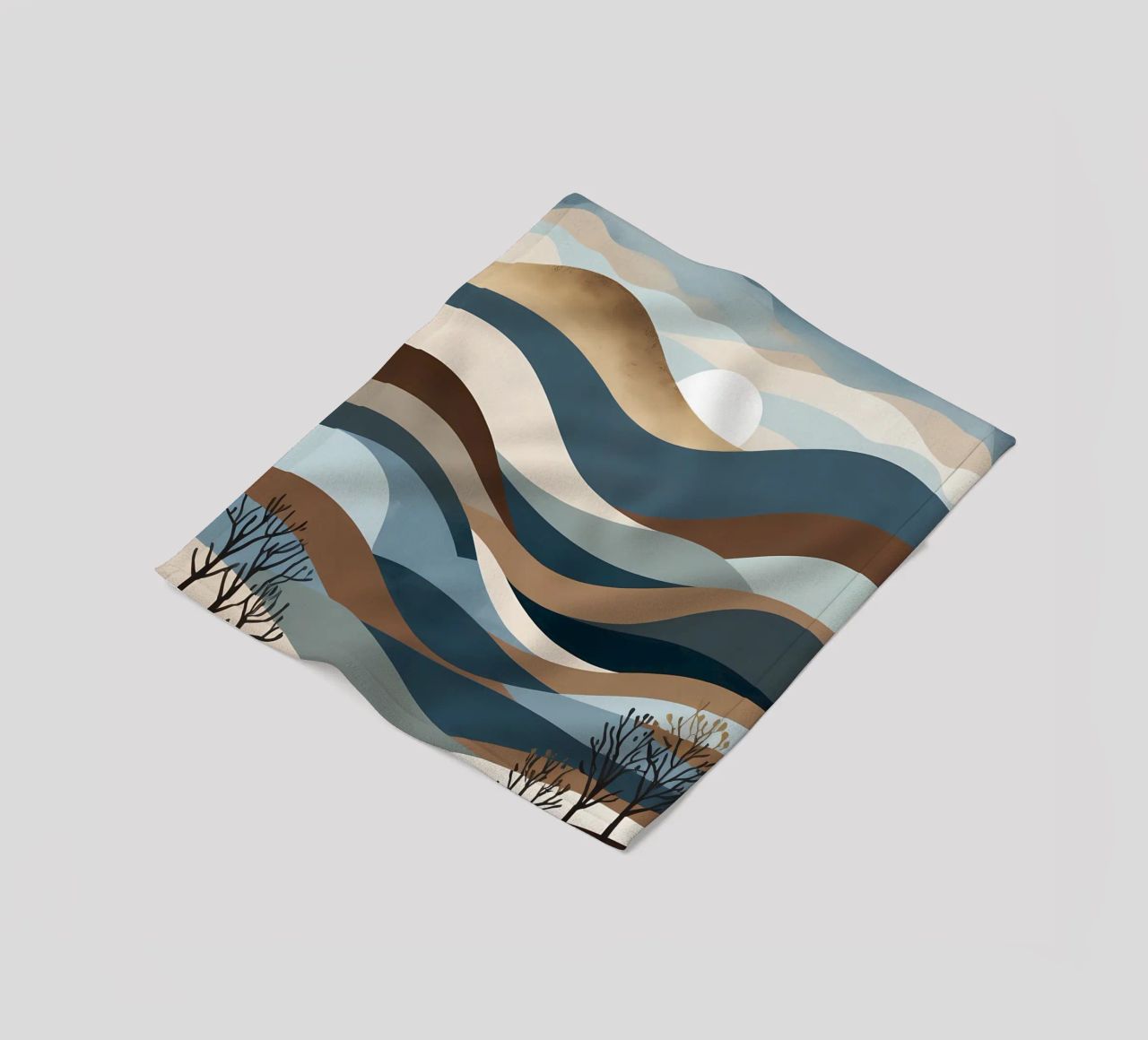 Orizzonti sereni coperta in pile da Artistic-shop