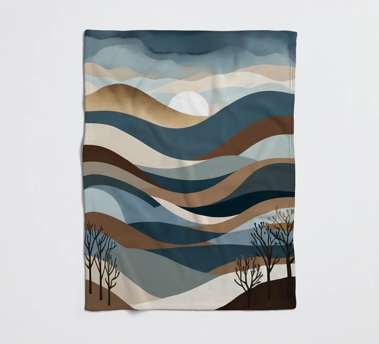 Orizzonti sereni coperta in pile da Artistic-shop