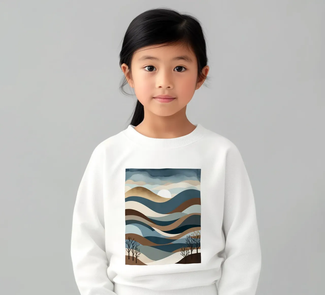 Orizzonti sereni felpa bambino da Artistic-shop