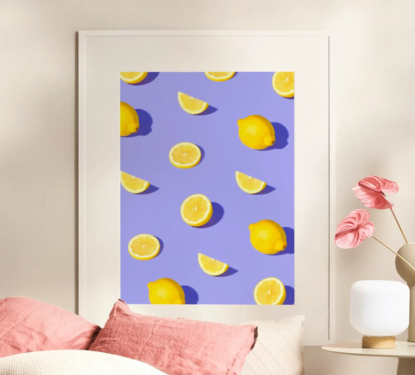 Lemon poster by Tamsen Art