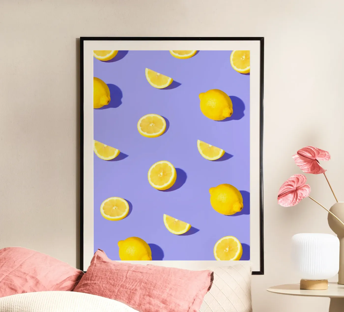 Lemon poster by Tamsen Art