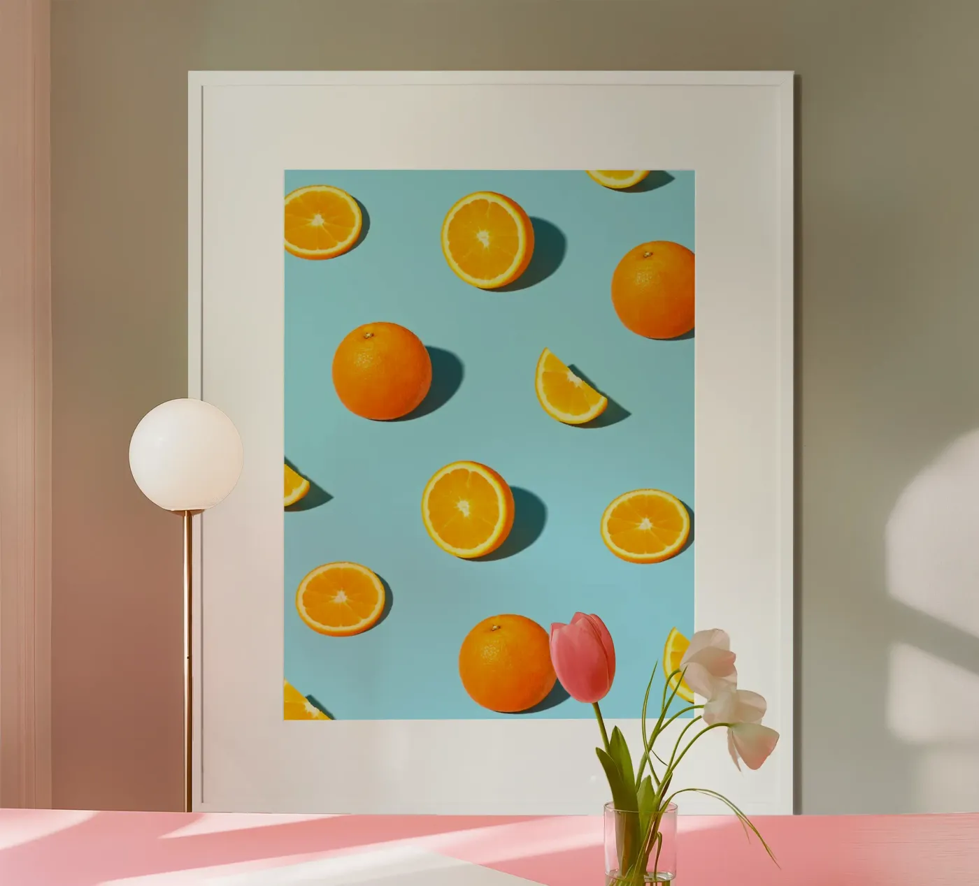 Orange Poster von Tamsen Art
