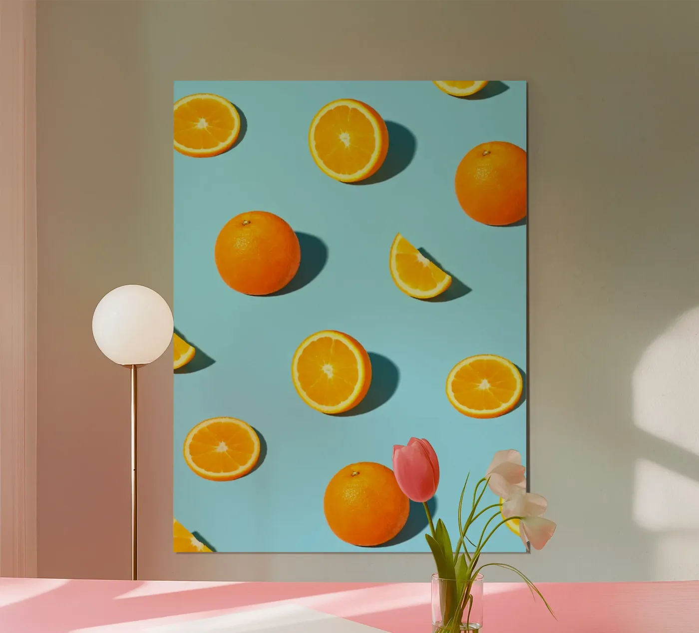 Orange Poster von Tamsen Art