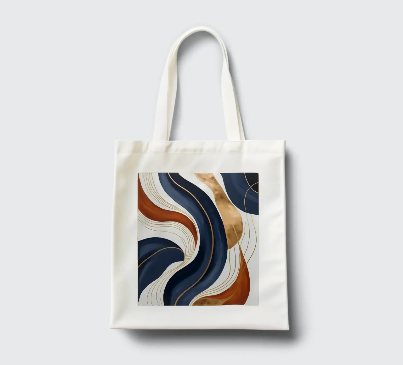 Correnti d'oro borsa in juta da Artistic-shop