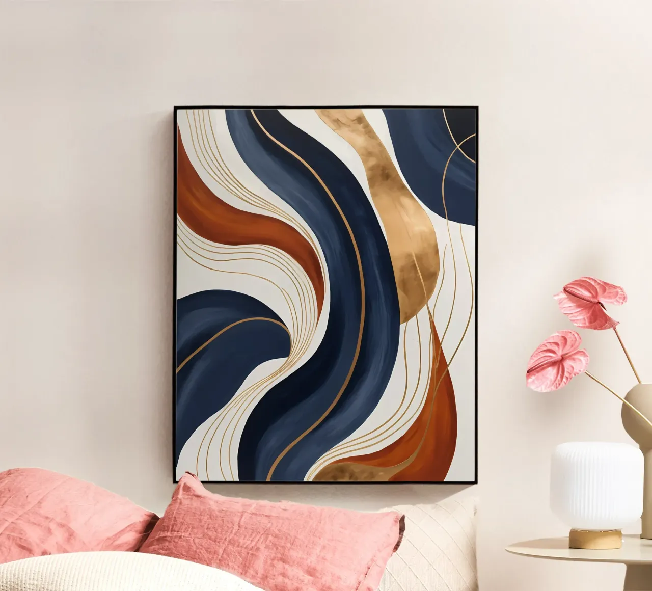 Correnti d'oro plexiglass da Artistic-shop