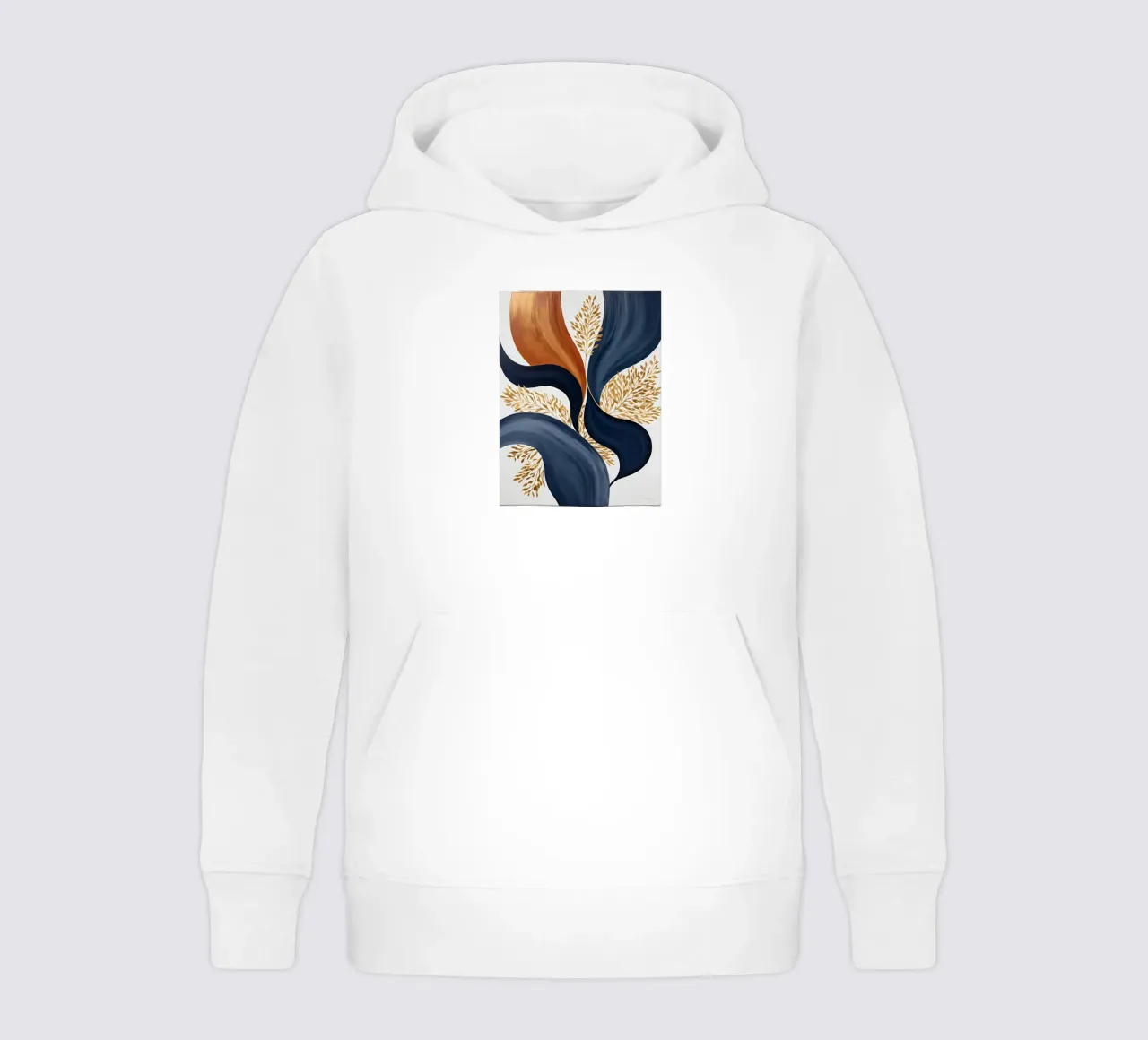 Golden Embrace kids hoodie by Artistic-shop