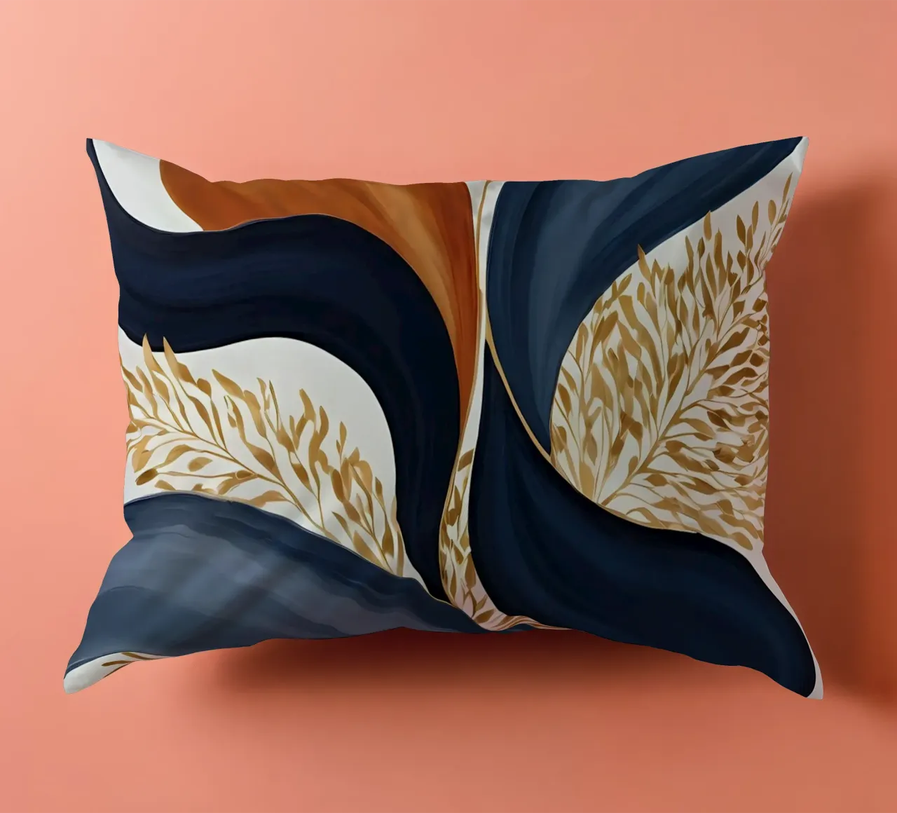 Abbraccio d'oro cuscino da Artistic-shop