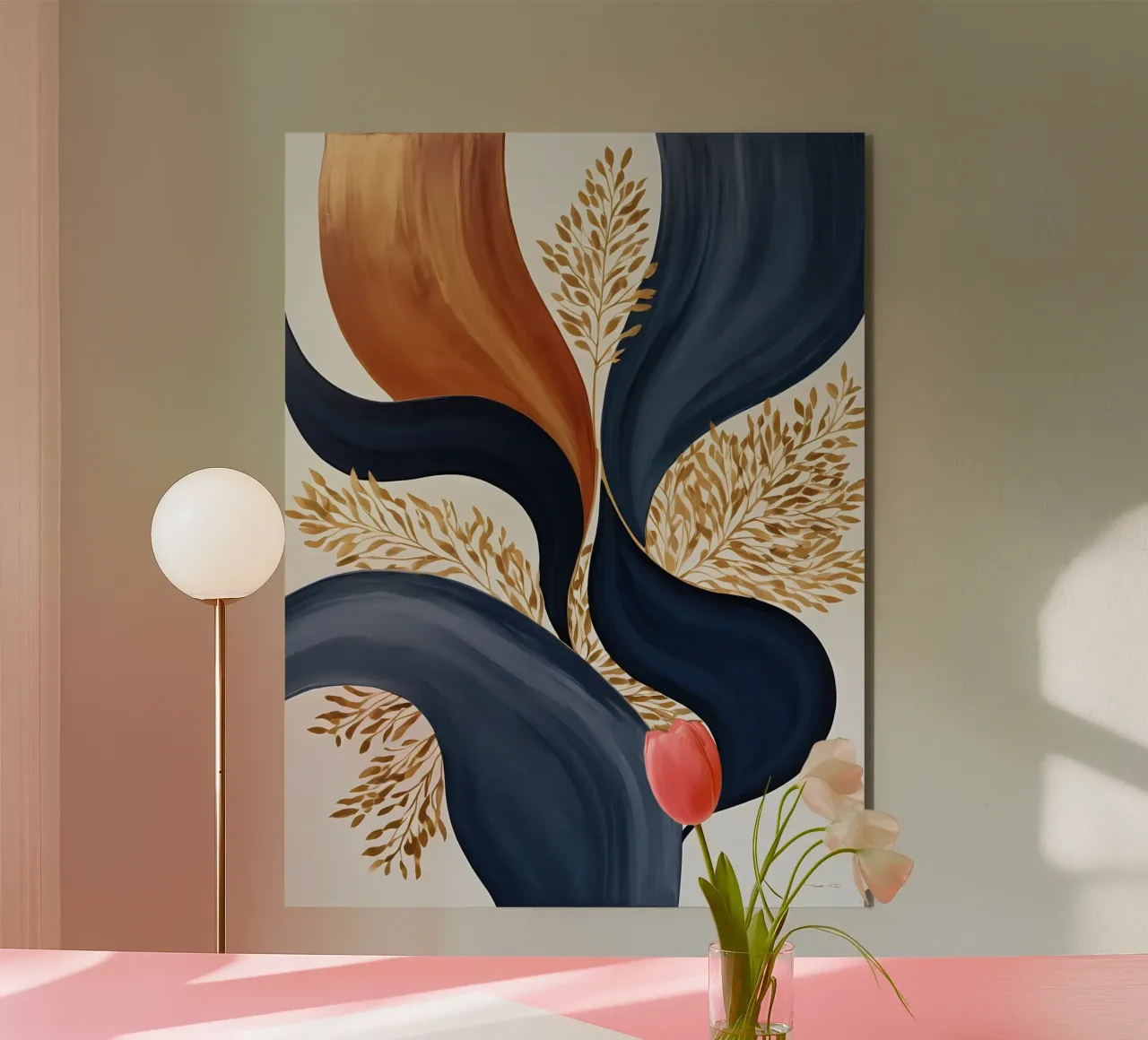 Abbraccio d'oro alluminio dibond da Artistic-shop