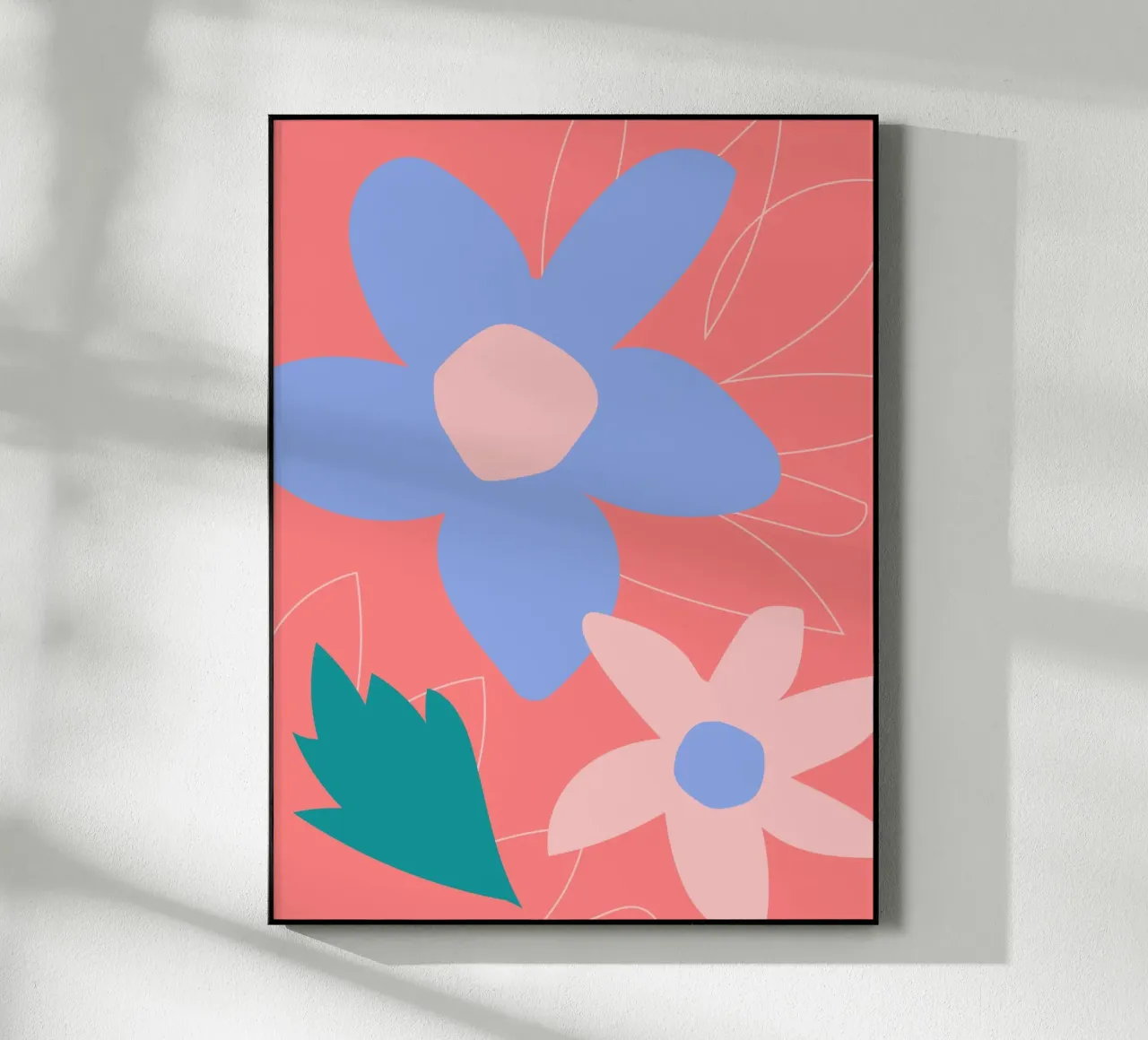 Felicemente floreale plexiglass da Kim Hubball Studio