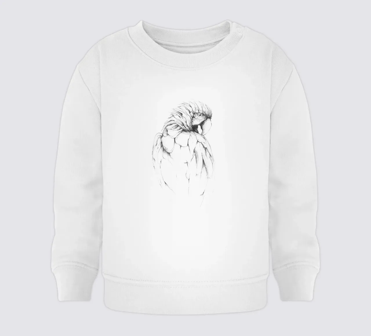 Pappagallo felpa neonato da mikekoubou