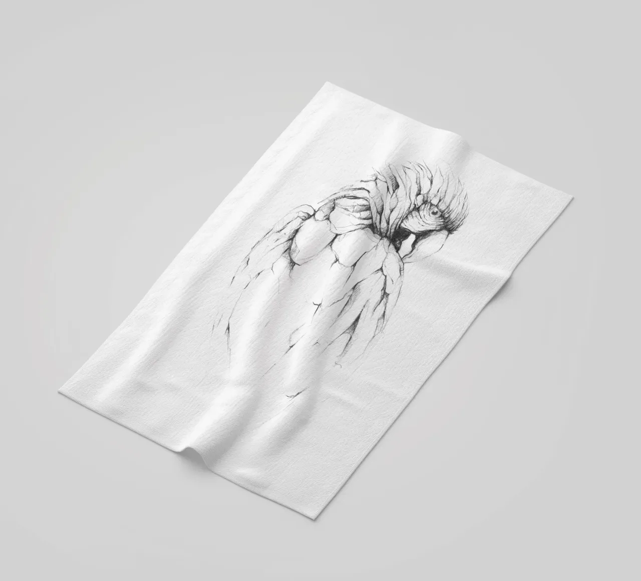 Pappagallo telo mare da mikekoubou