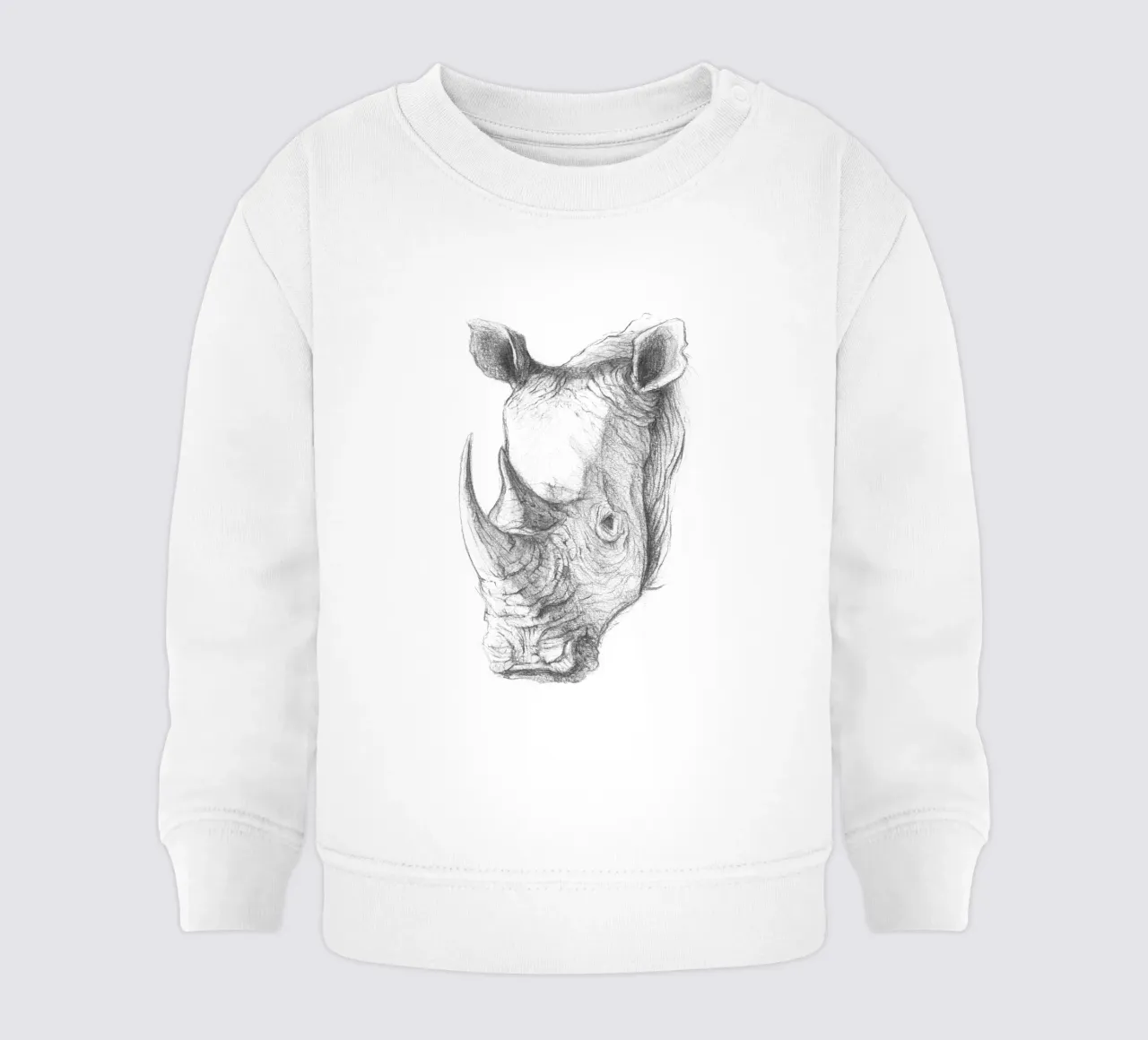 Rhino felpa neonato da mikekoubou