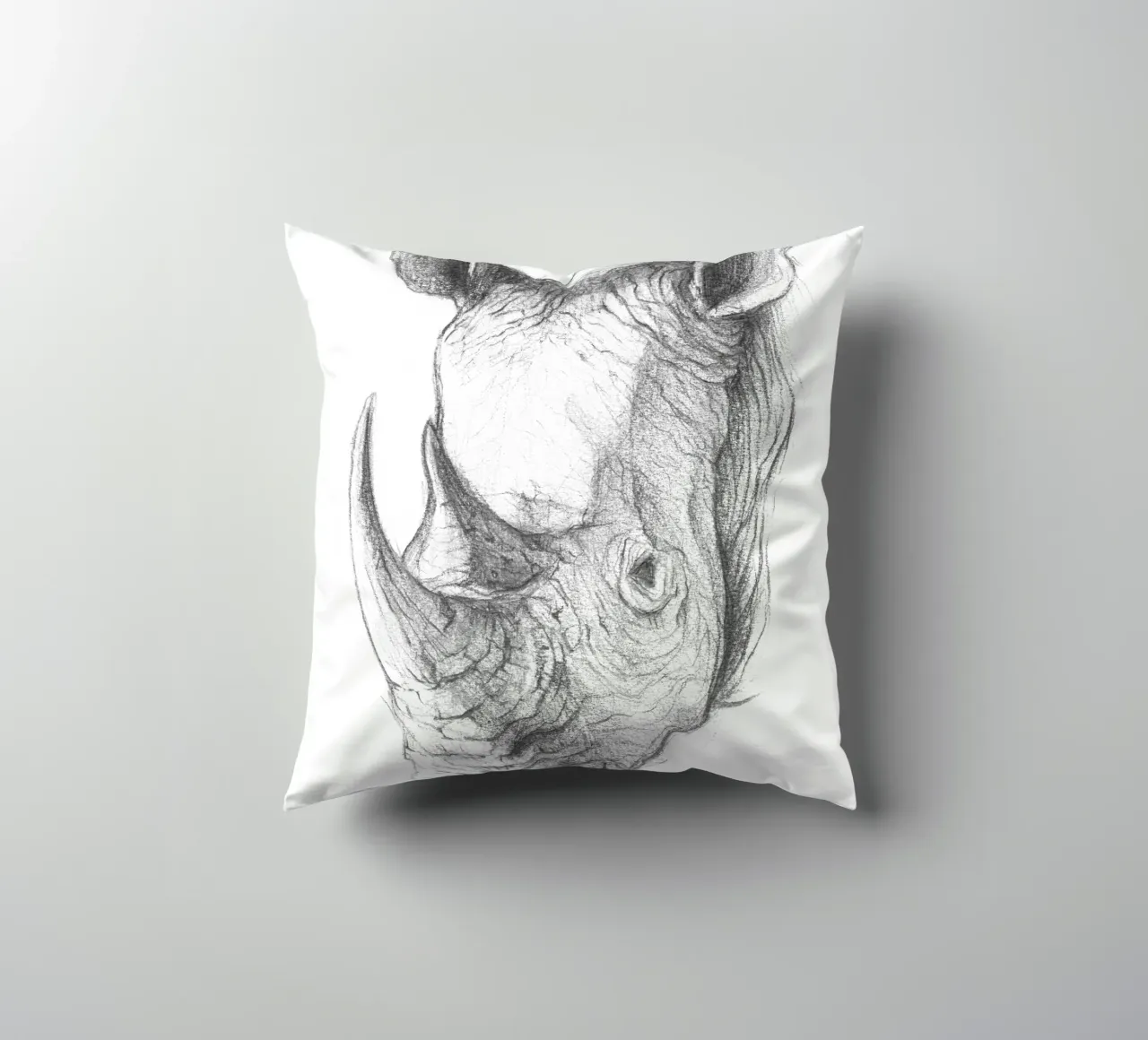Rhino cuscino da mikekoubou