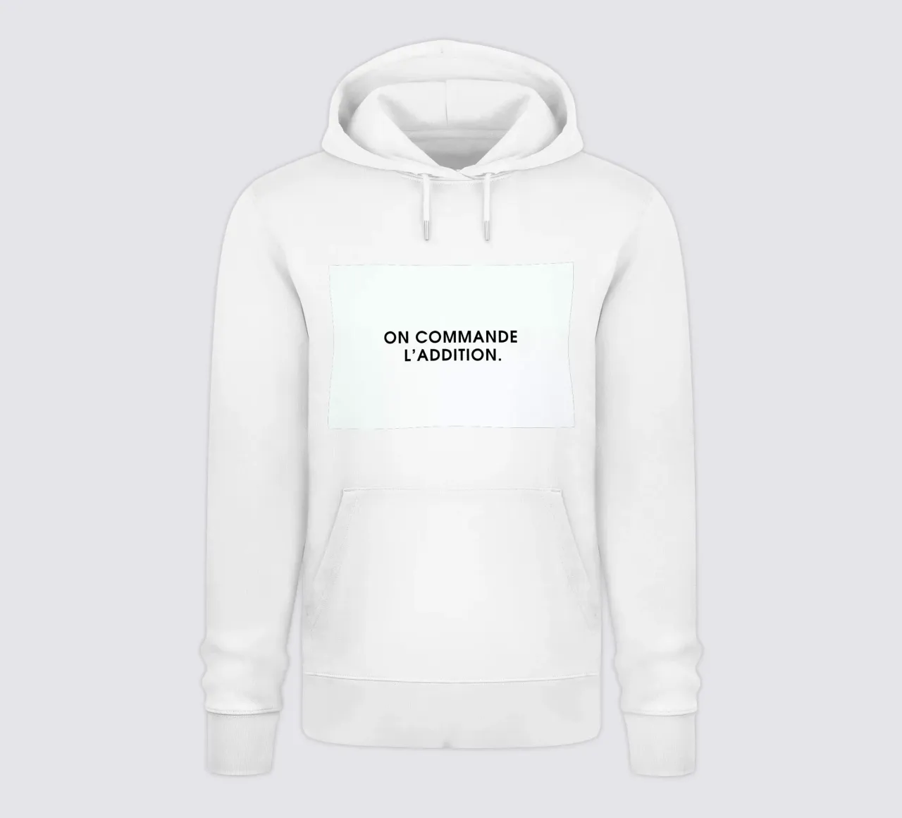 On commande l'addition - White felpa con cappuccio da Intertitres