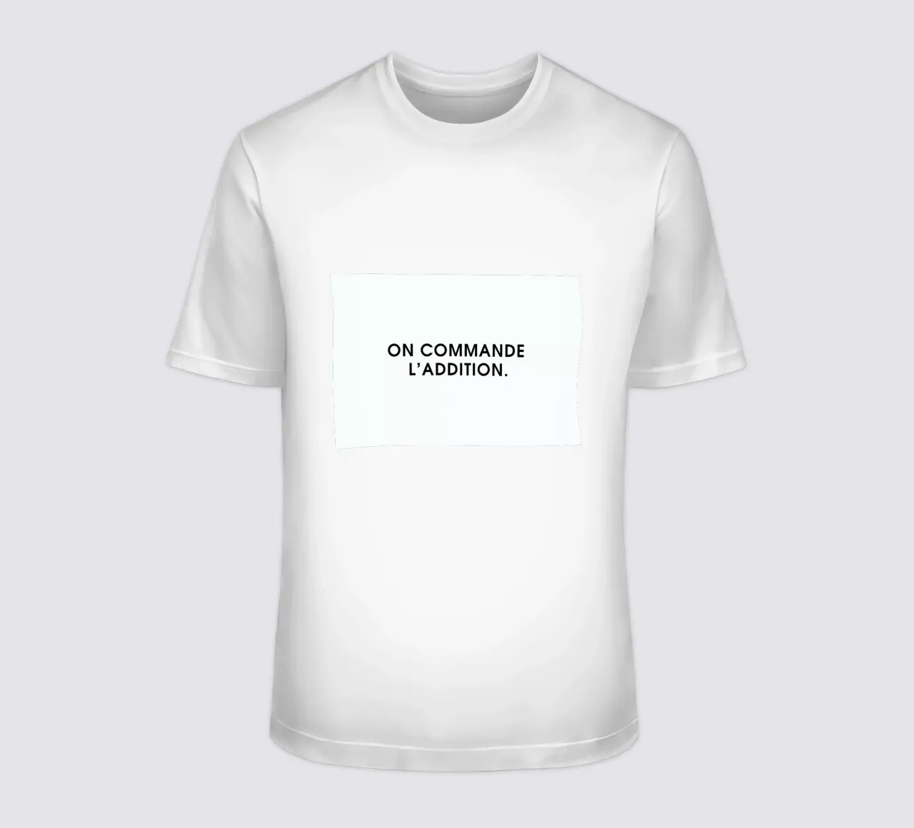 On commande l'addition - White t-shirt da Intertitres