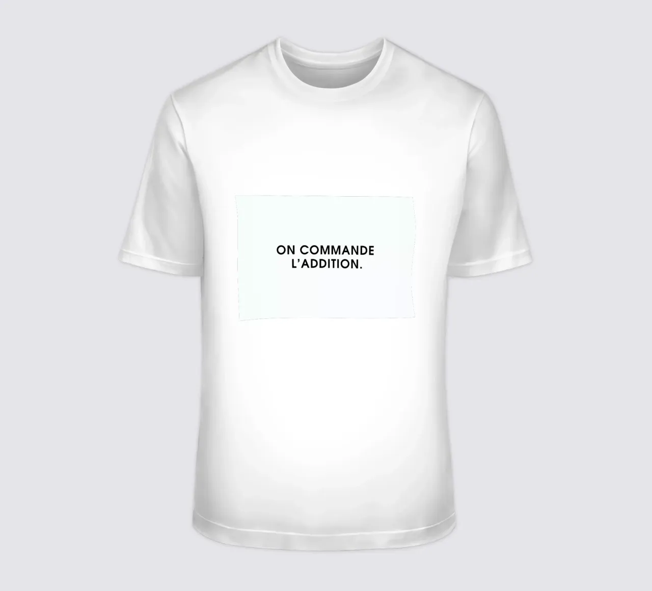 On commande l'addition - White t-shirt da Intertitres