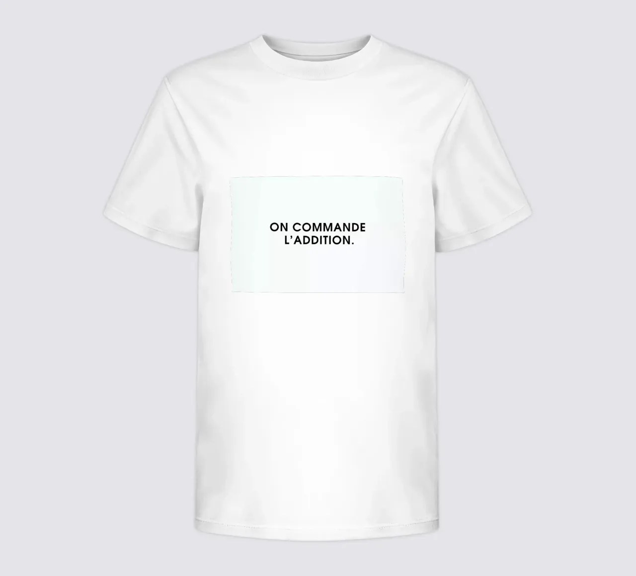 On commande l'addition - White t-shirt bambini da Intertitres