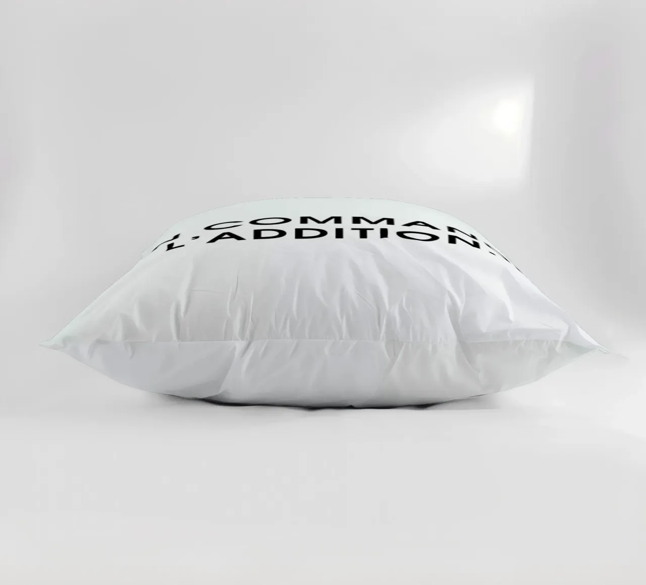 On commande l'addition - White cuscino da Intertitres