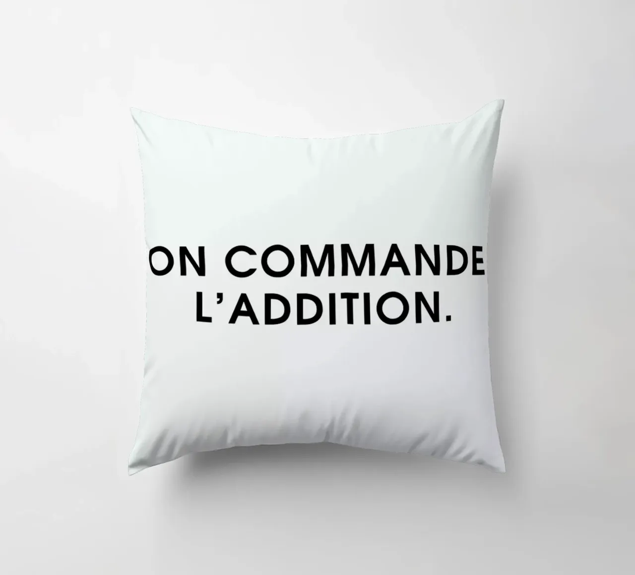 On commande l'addition - White cuscino da Intertitres