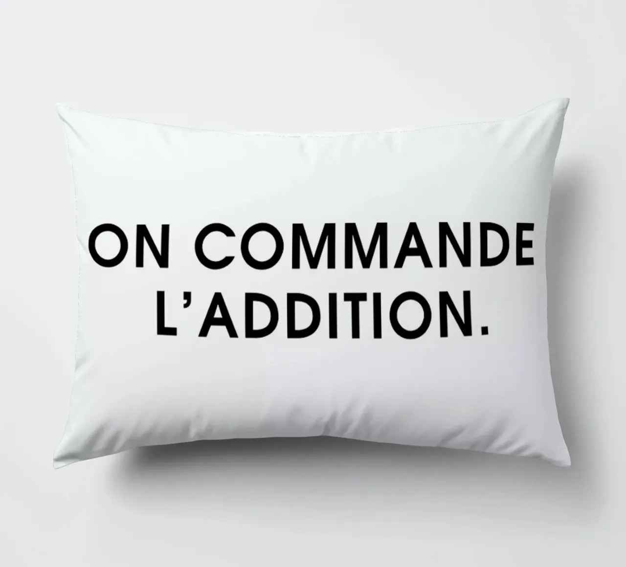 On commande l'addition - White cuscino da Intertitres