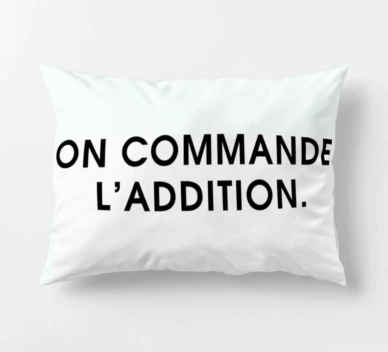 On commande l'addition - White cuscino da Intertitres