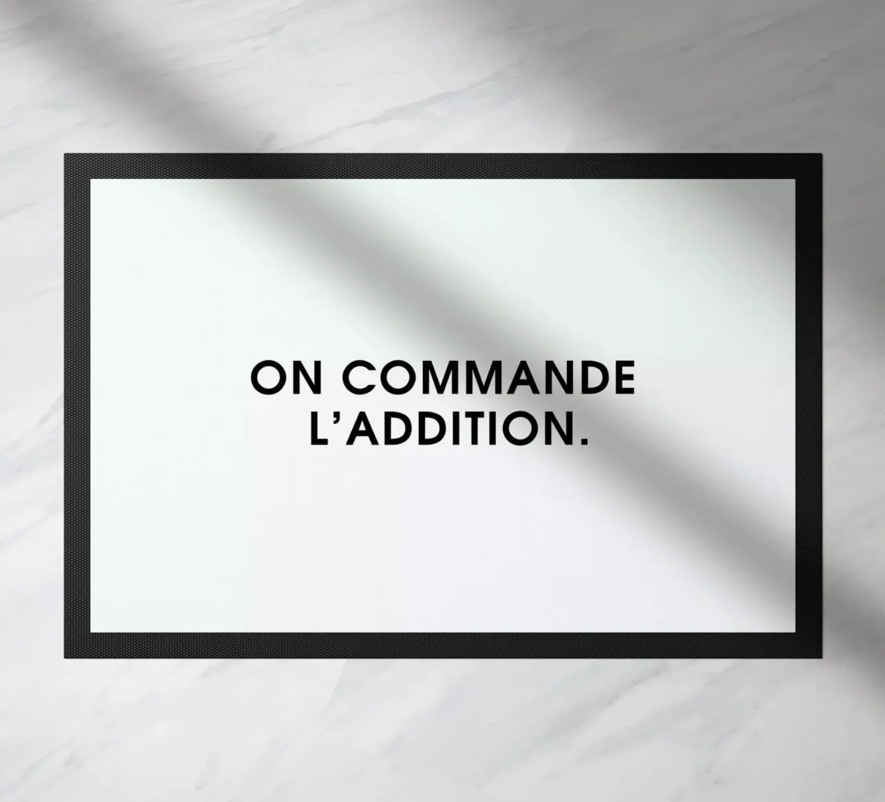 On commande l'addition - White zerbino da Intertitres