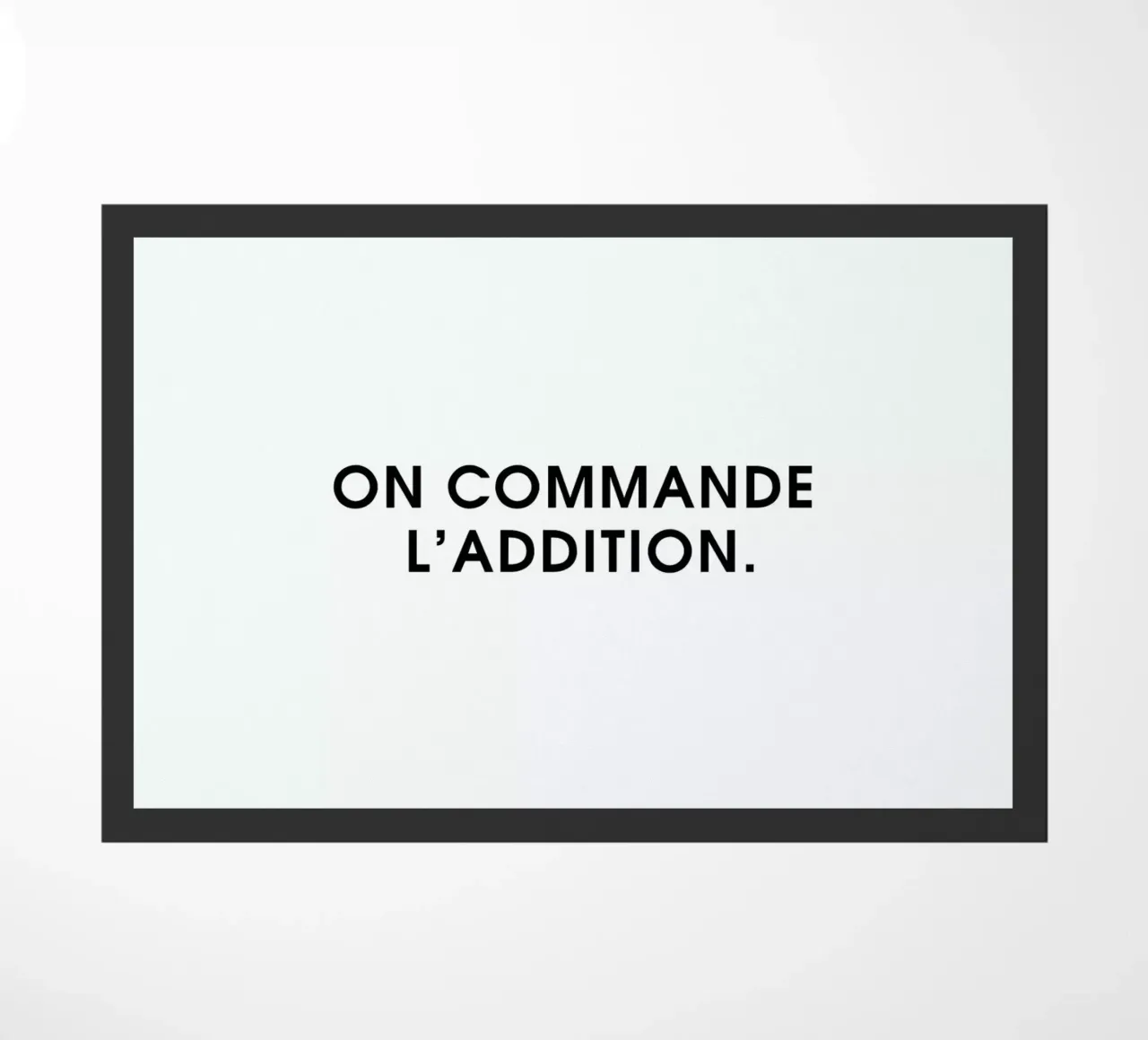 On commande l'addition - White zerbino da Intertitres