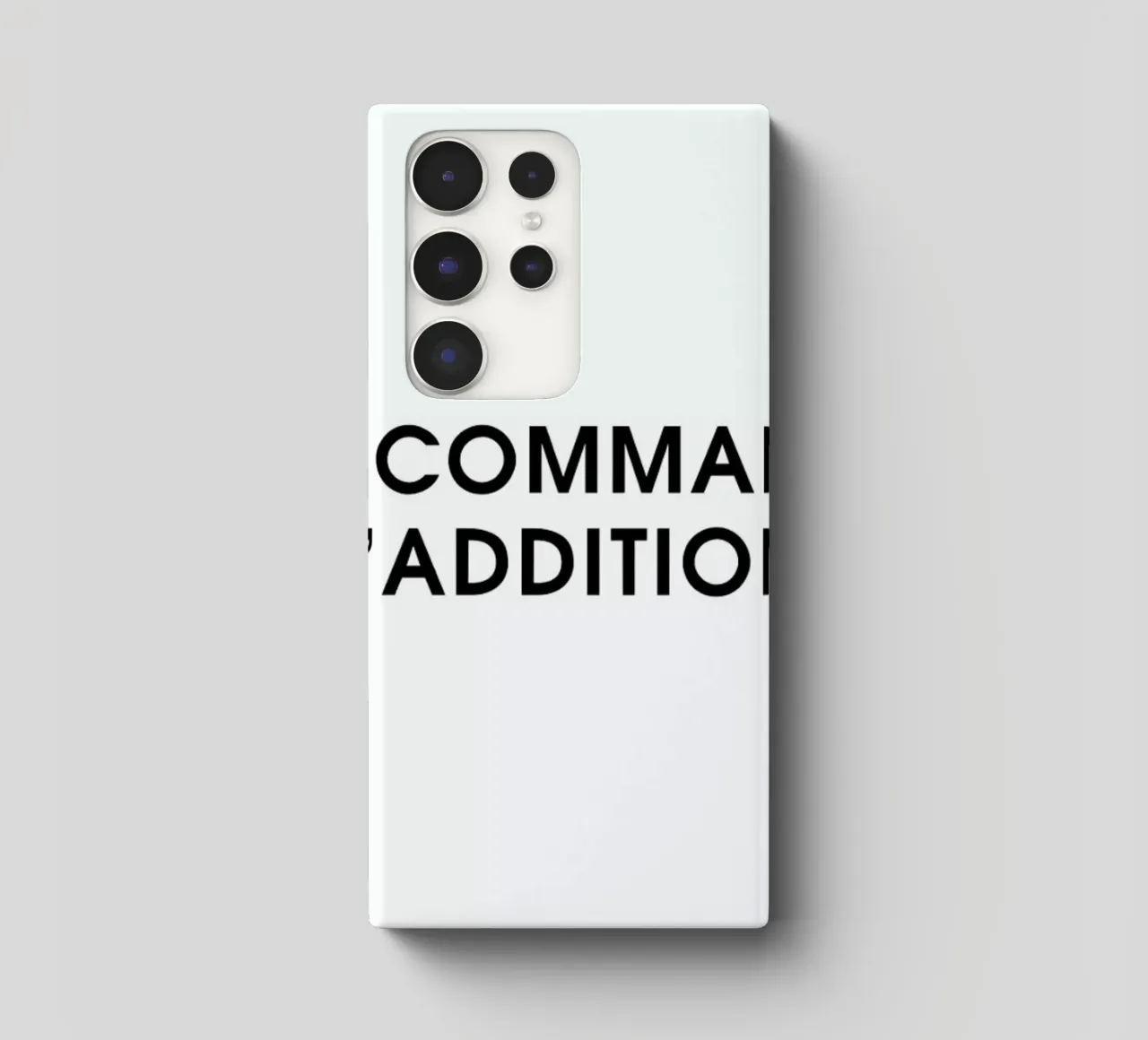 On commande l'addition - White cover samsung da Intertitres