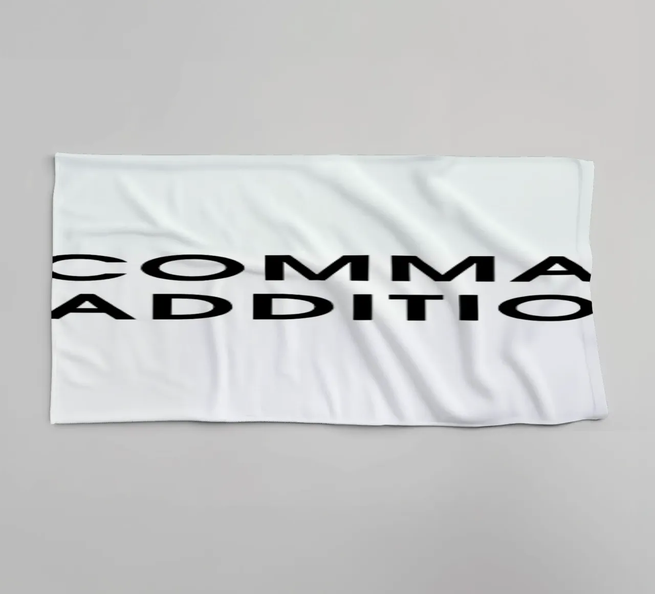 On commande l'addition - White Handtuch von Intertitres