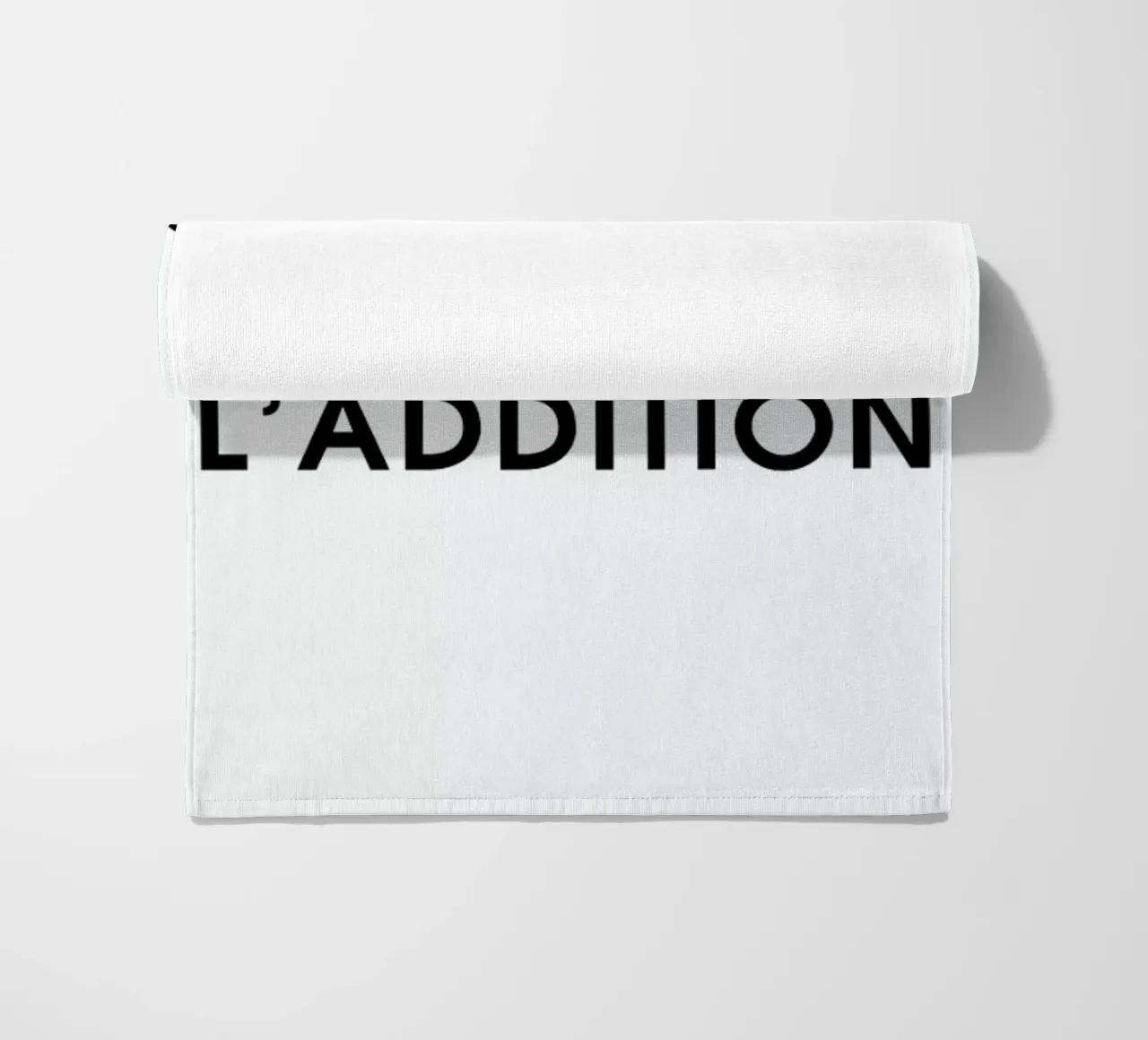 On commande l'addition - White telo mare da Intertitres