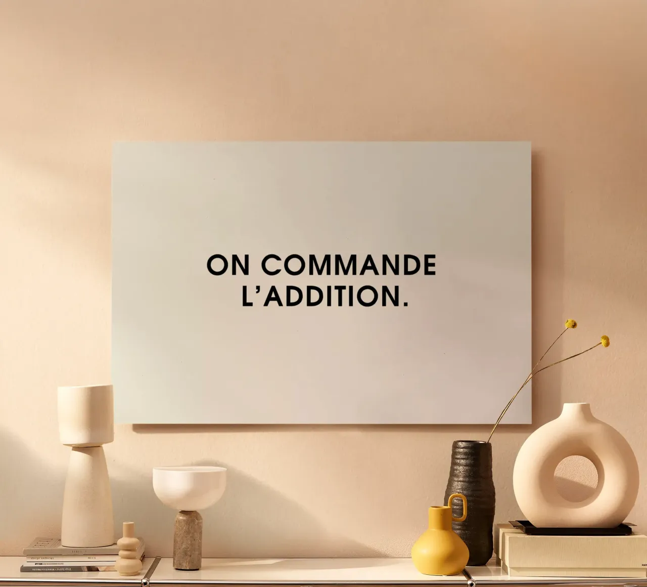 On commande l'addition - White alluminio dibond da Intertitres