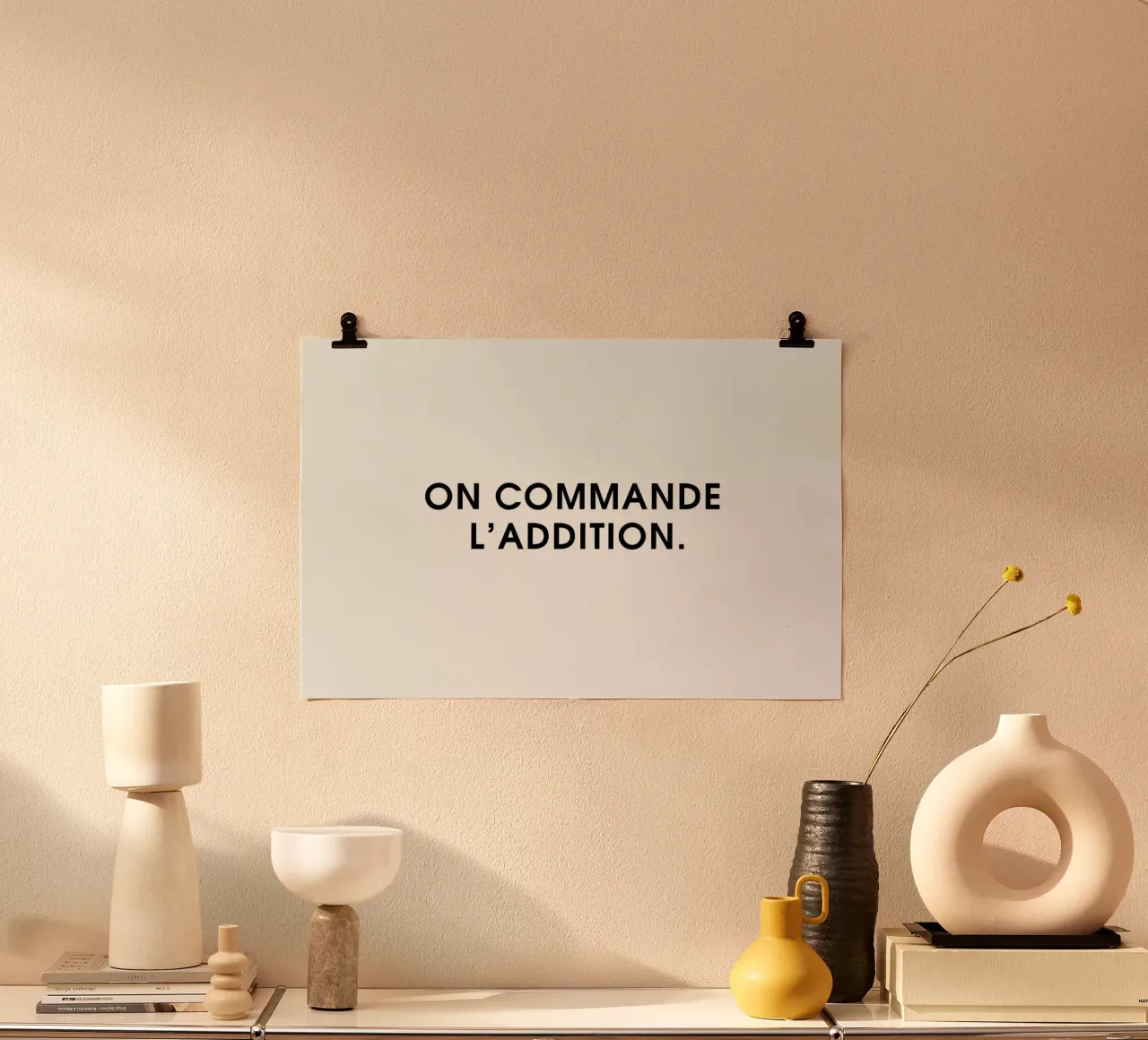 On commande l'addition - White Hahnemühle von Intertitres