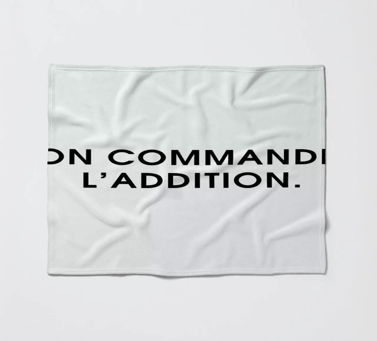 On commande l'addition - White coperta in pile da Intertitres