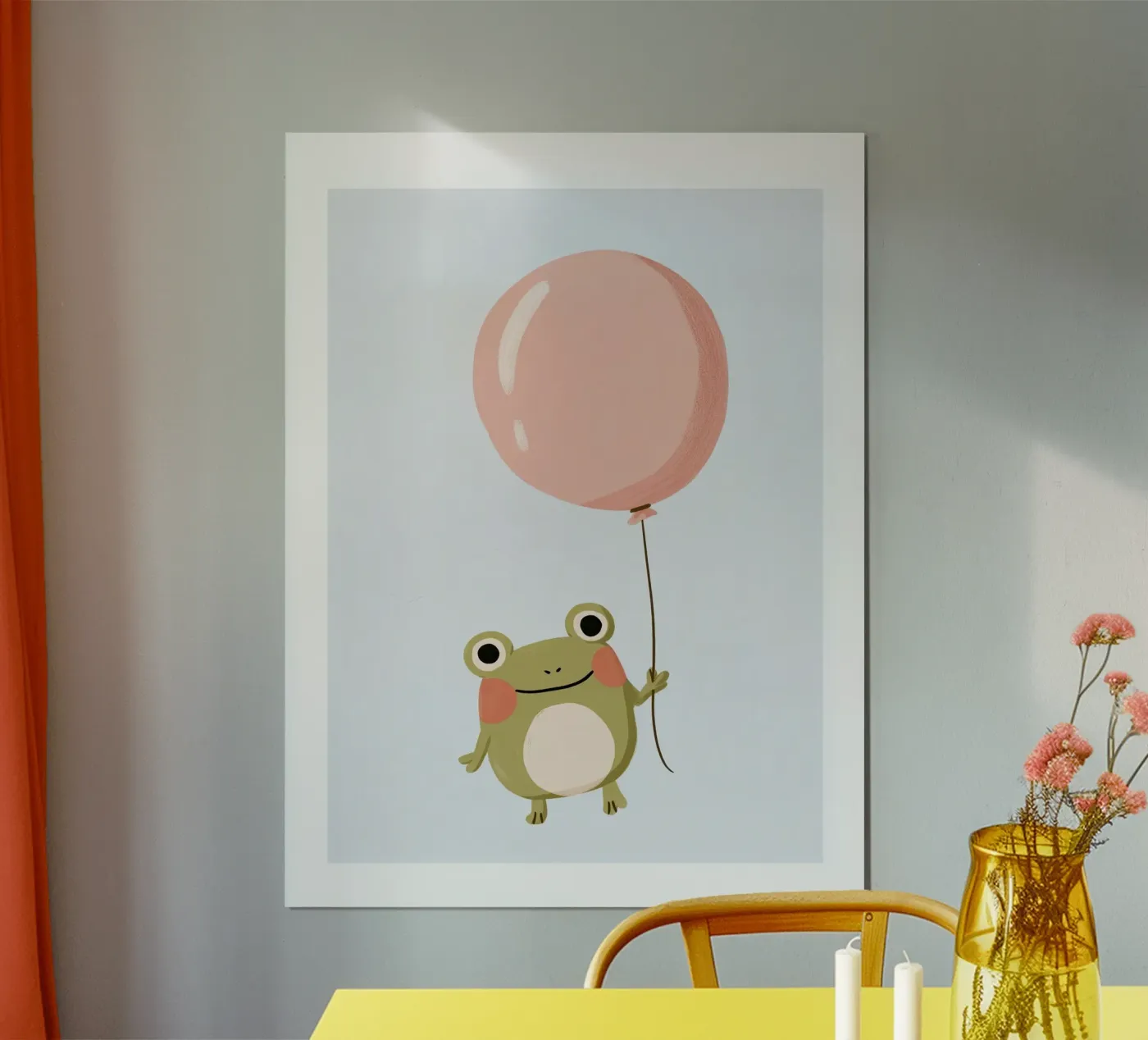 Balloon Frog poster by Alma Rowan