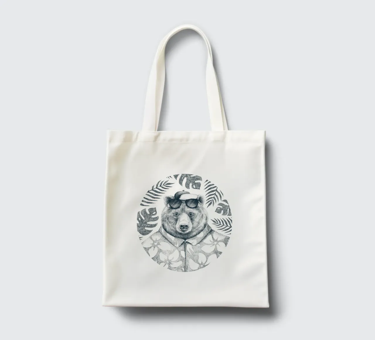 Summer Bear tote bag by mikekoubou