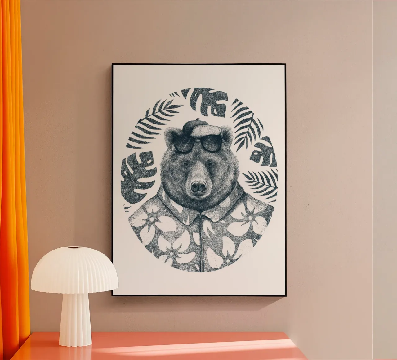 Summer Bear plexiglass da mikekoubou