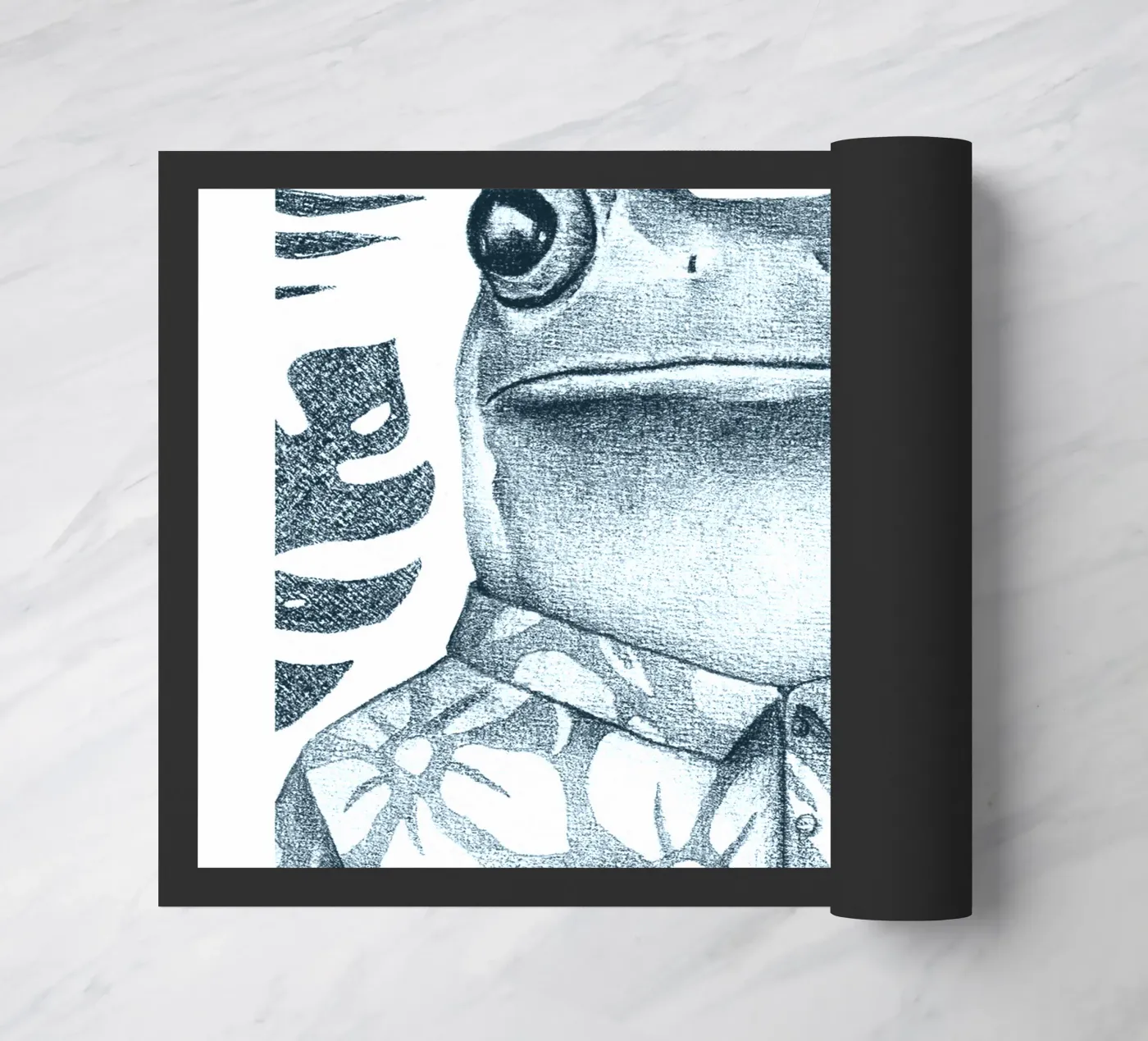 Summer Frog deurmat van mikekoubou