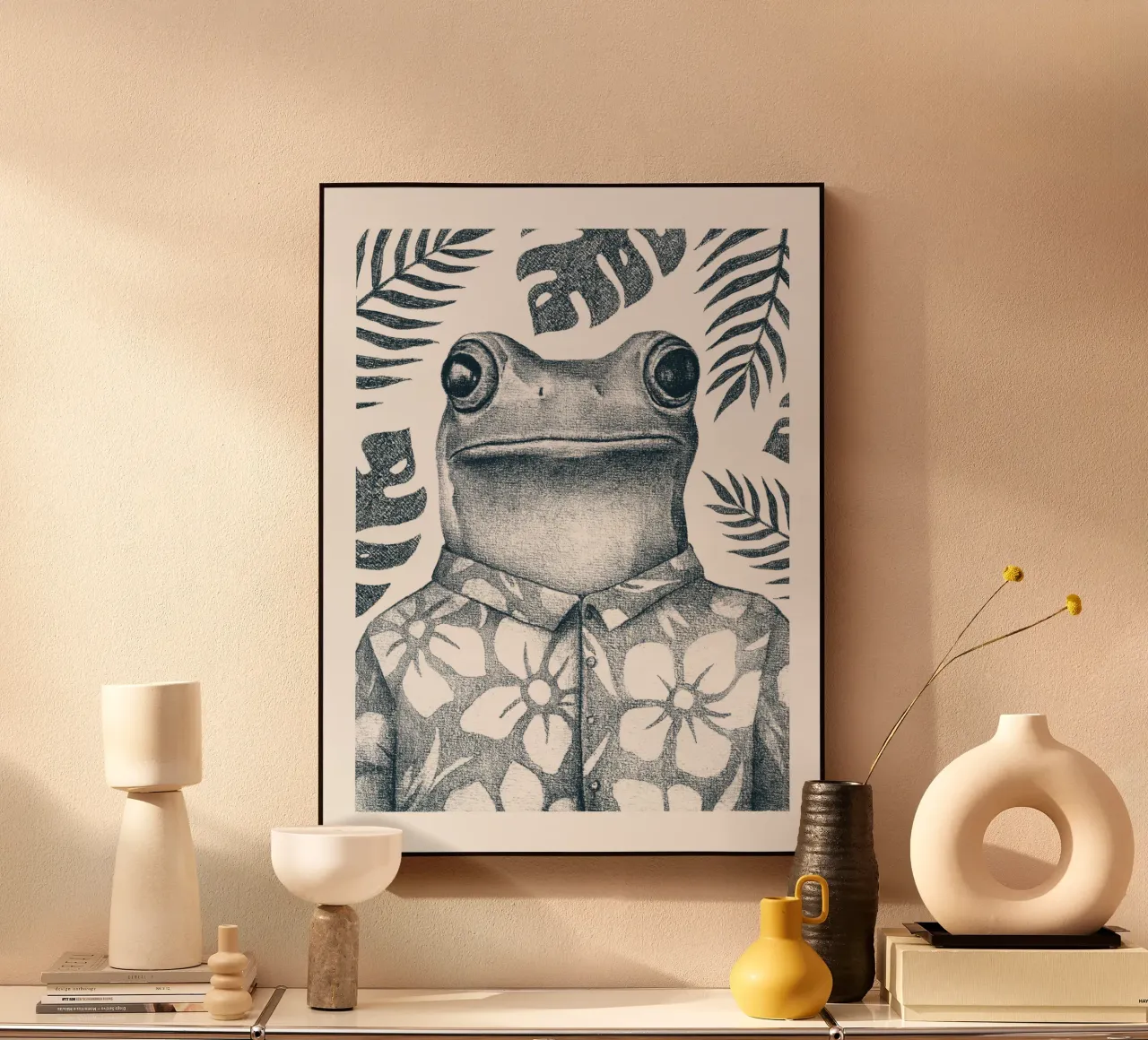 Sommerfrosch Acryl-Glas von mikekoubou