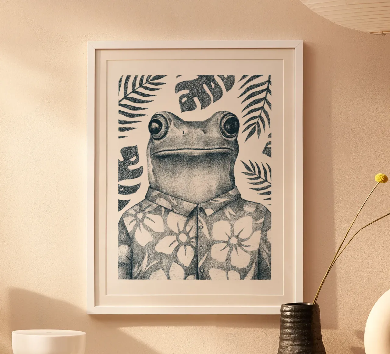 Summer Frog poster da mikekoubou