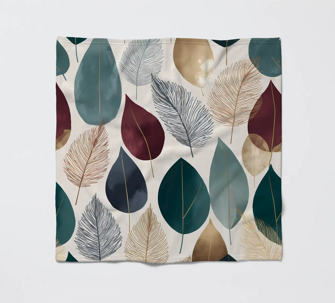 Foglie stratificate coperta in pile da Artistic-shop
