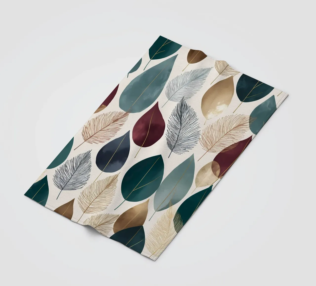 Foglie stratificate coperta in pile da Artistic-shop