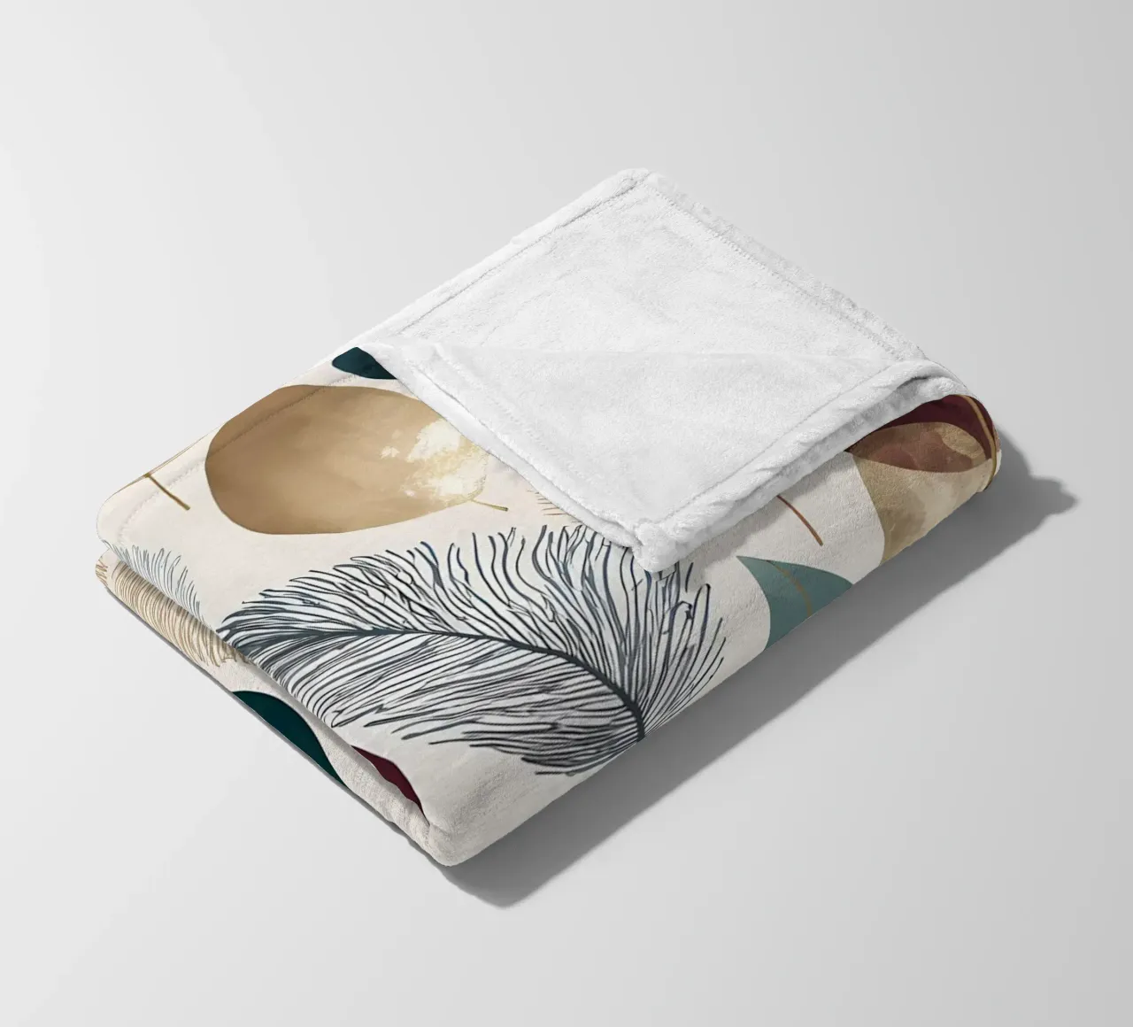 Foglie stratificate coperta in pile da Artistic-shop
