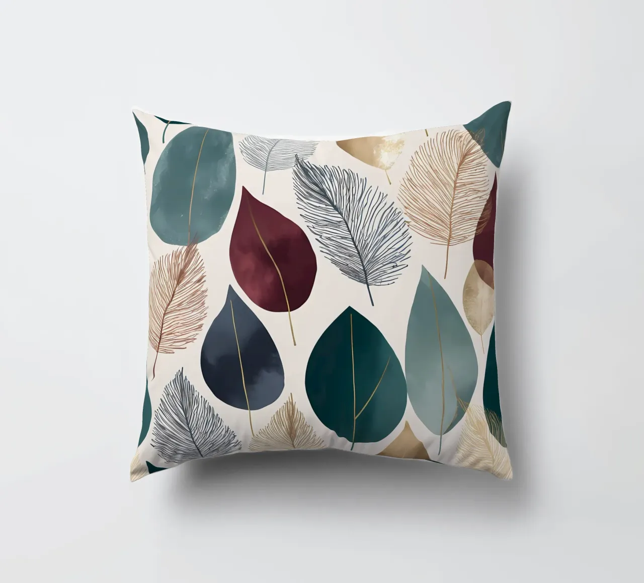 Foglie stratificate cuscino da Artistic-shop