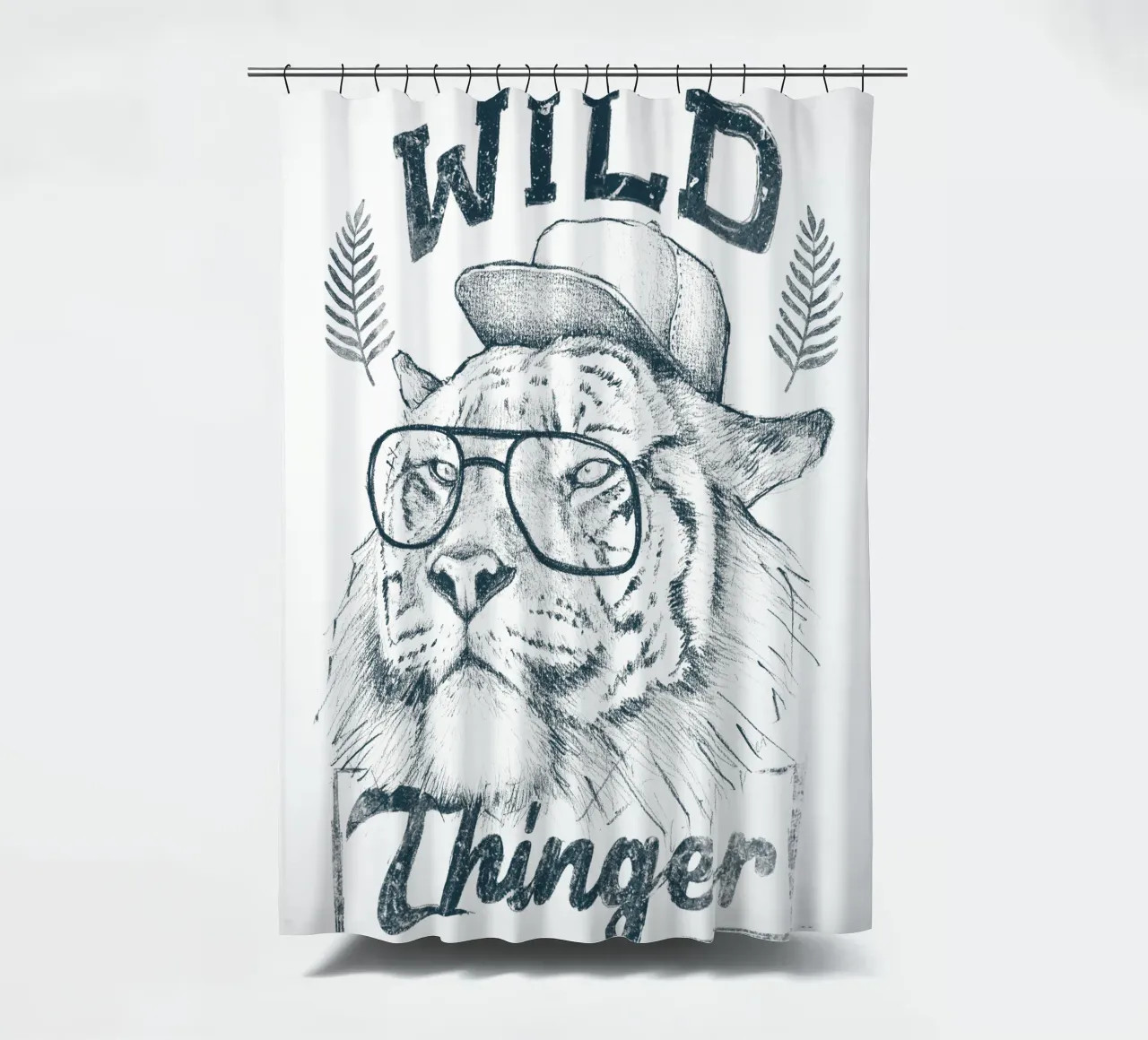 Wilddiebin Duschvorhang von mikekoubou