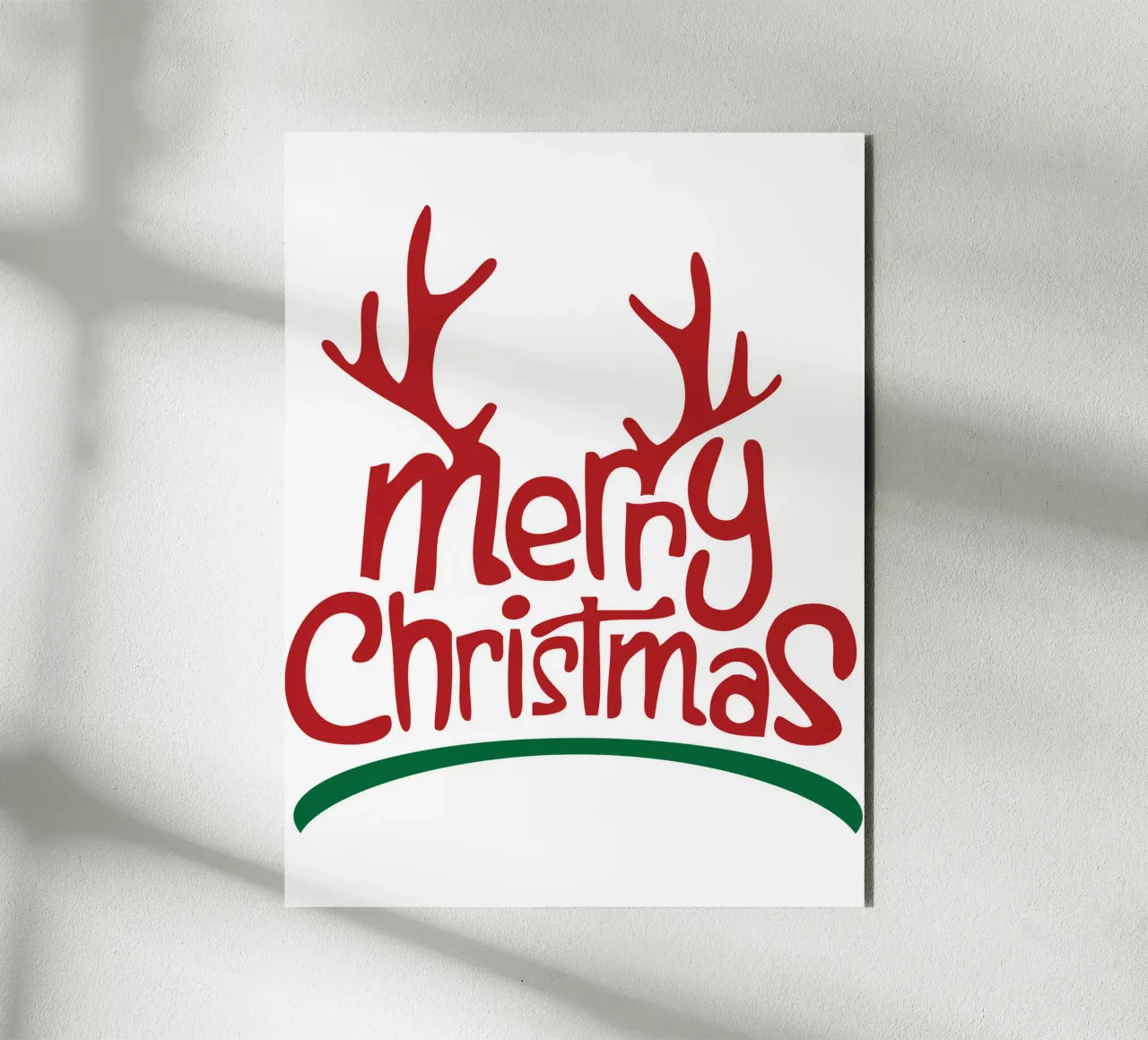 Feliz Navidad aluminio dibond de ririedis