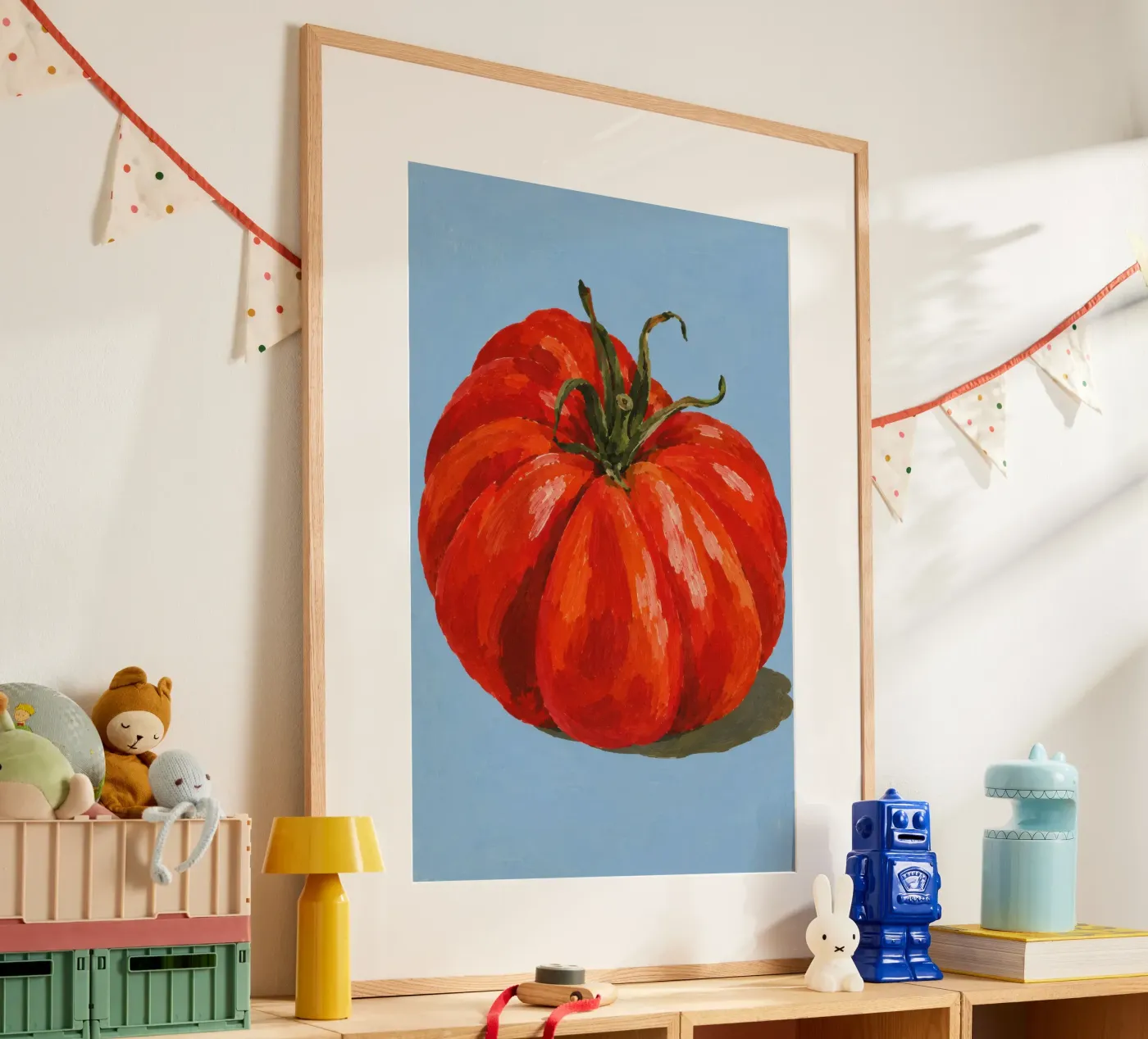 Perfectly Imperfect Tomato poster van Salt & Light Studio