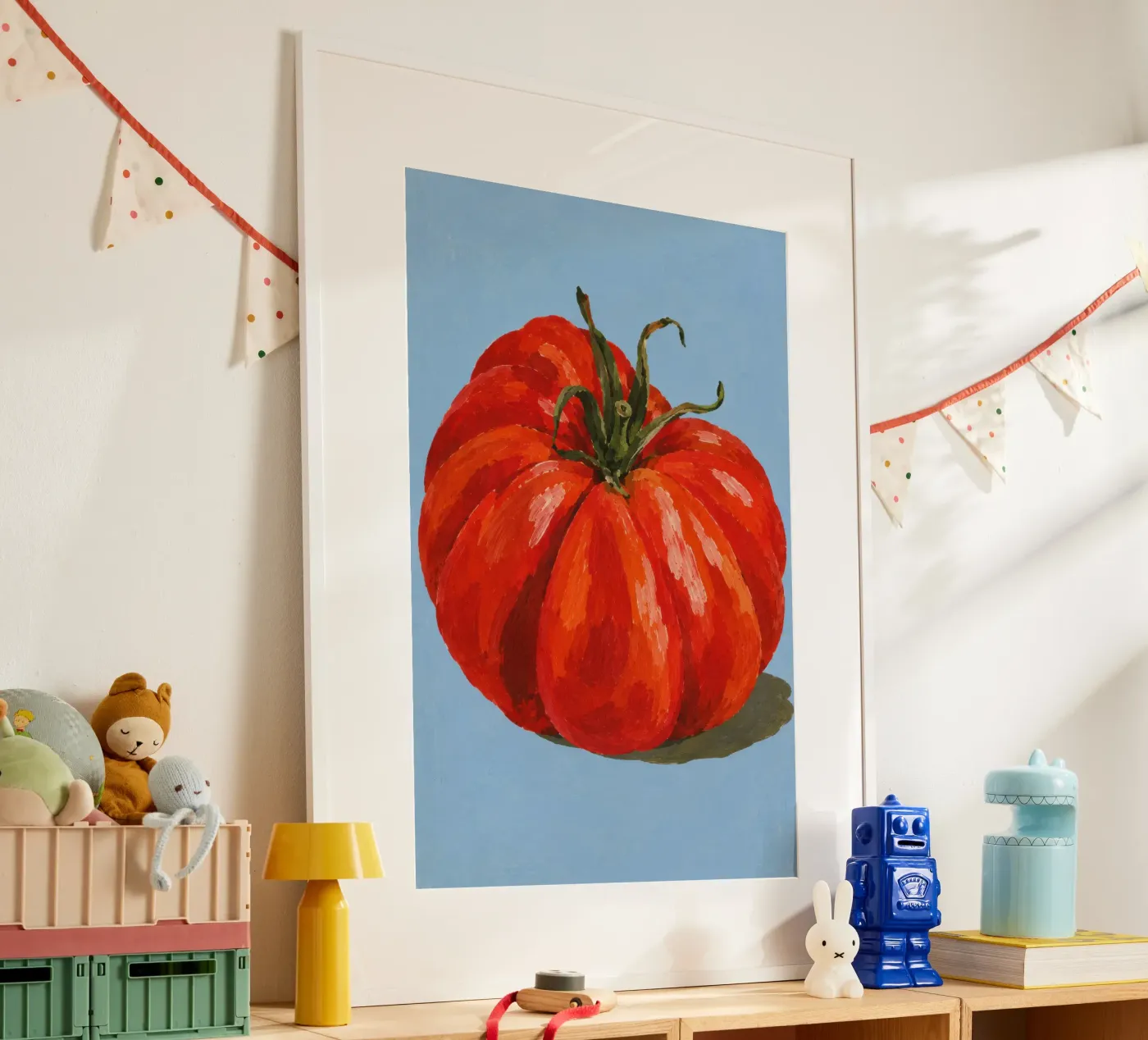 Perfectly Imperfect Tomato poster van Salt & Light Studio