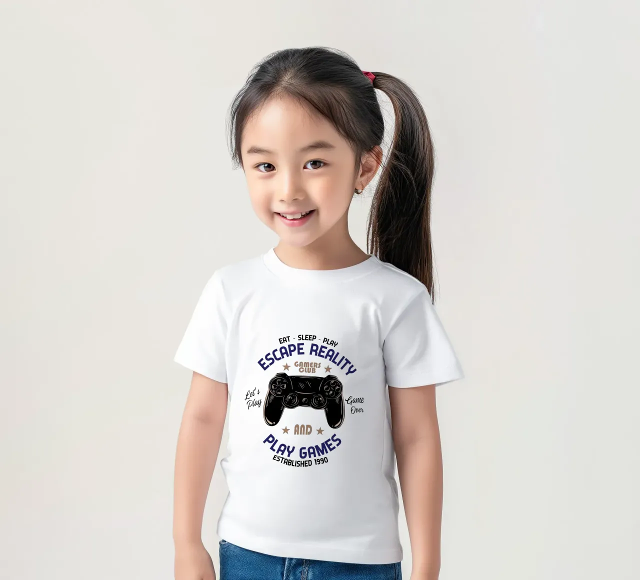 Escape reality Play Games kids t-shirt by ririedis